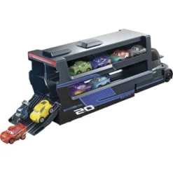 BLACK Disney Pixar Cars Minis Transporter With Vehicle -Disney GUEST 0bdebf45 2f9e 45a9 9099 0999063f2873