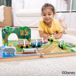 Melissa & Doug Disney Take-Along Safari Adventure Wooden Play Set With Built-In Tracks - 20pc -Disney GUEST 2ad44ac6 716a 4fe4 94b9 d606a6ba3cea