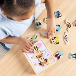 Melissa & Doug Disney Minnie Mouse Mix And Match Dress-Up Wooden Play Set Puzzle - 18pc: Magnetic Activity, Fine Motor Skills -Disney GUEST 2b9bf836 89c6 4615 8b02 1bde75f90144
