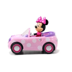 Jada Toys Disney Junior RC Minnie Bowtique Roadster Remote Control Vehicle 7" Pink With White Polka Dots -Disney GUEST 5b9995c0 5b01 4982 a4cc a048a2aed6db