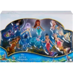 Disney Princess Disney The Little Mermaid Ariel And Sisters Small Doll Set With 7 Mermaid Dolls -Disney GUEST 712f4606 0172 4fd8 844a a3b0108daf44