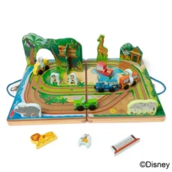 Melissa & Doug Disney Take-Along Safari Adventure Wooden Play Set With Built-In Tracks - 20pc -Disney GUEST 92aa3fce 323d 4fe3 a812 0f735ecb260f