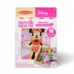 Melissa & Doug Disney Minnie Mouse Mix And Match Dress-Up Wooden Play Set Puzzle - 18pc: Magnetic Activity, Fine Motor Skills -Disney GUEST b21ac18e 901b 426e 8d54 00f38f117af8