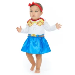Disney Pixar Toy Story Jessie Halloween Baby Girls Cosplay Dress And Headband Newborn To Infant