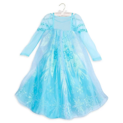 Disney Frozen Elsa Kids' Dress - Disney Store 3 Disney Frozen Elsa Kids' Dress - Disney Store