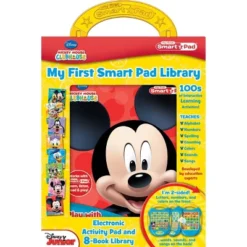 Pi Kids Disney Mickey Mouse Clubhouse My First Smart Pad Electronic Activity Pad And 8-Book Library Boxed Set 21 Pi Kids Disney Mickey Mouse Clubhouse My First Smart Pad Electronic Activity Pad And 8-Book Library Boxed Set -Disney GUEST c889b7ce 68a4 4e77 8dda 2d04dfe2750f