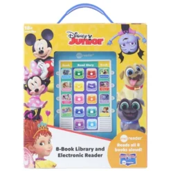 Pi Kids Disney Junior Electronic Me Reader And 8-Book Library Boxed Set