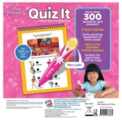 Disney Princess Quiz It Electronic Smart Pen With 4 Books STEAM Learning Set -Disney GUEST e488e93b 8f71 4fd5 948c a55cceeab045