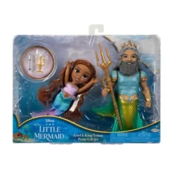 Disney’s The Little Mermaid 6" Petite Character Gift Set Ariel And Triton